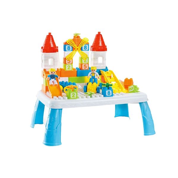 Children's Educational Lego Block Table-43pcs