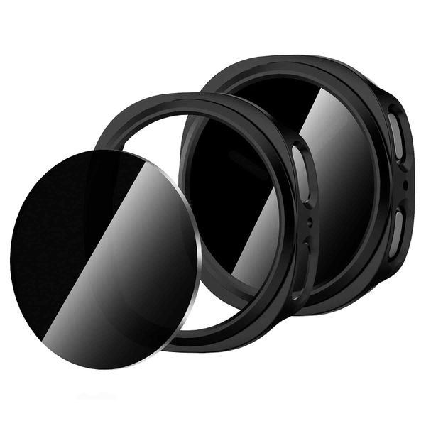 2 Pcs Anti-Peeping Privacy Case Compatible With Samsung Galaxy Watch 8 40mm