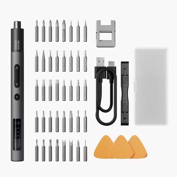 50 in 1 Precision Electric Screwdriver Set with 3-Speed Adjustable Torque