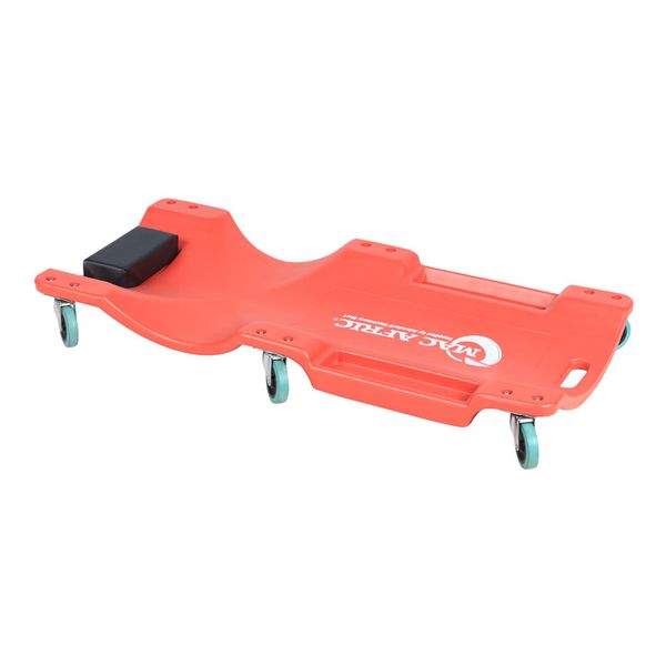 Red Creeper Garage Plastic Rolling Car Repair Mechanic Cart-003