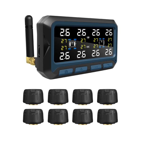 T580-WF+ Solar Tyre Pressure Monitoring System - 8 External Sensors