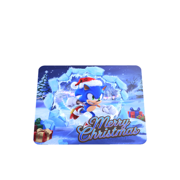 Sonic the Hedgehog 3D Christmas Mouse Pad - Fun Gift for Gamers &amp; Kids