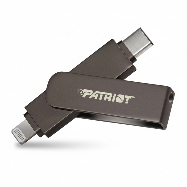 Patriot 256GB USB 3.2 Gen 1 Type C &amp; Lightning Flash Drive