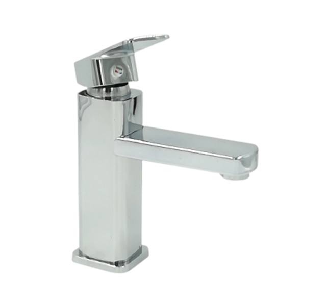 Single Handle Chrome Bathroom Faucet Tap