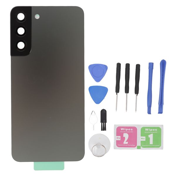 Back Glass Cover compatible with S22+ S906 Silver