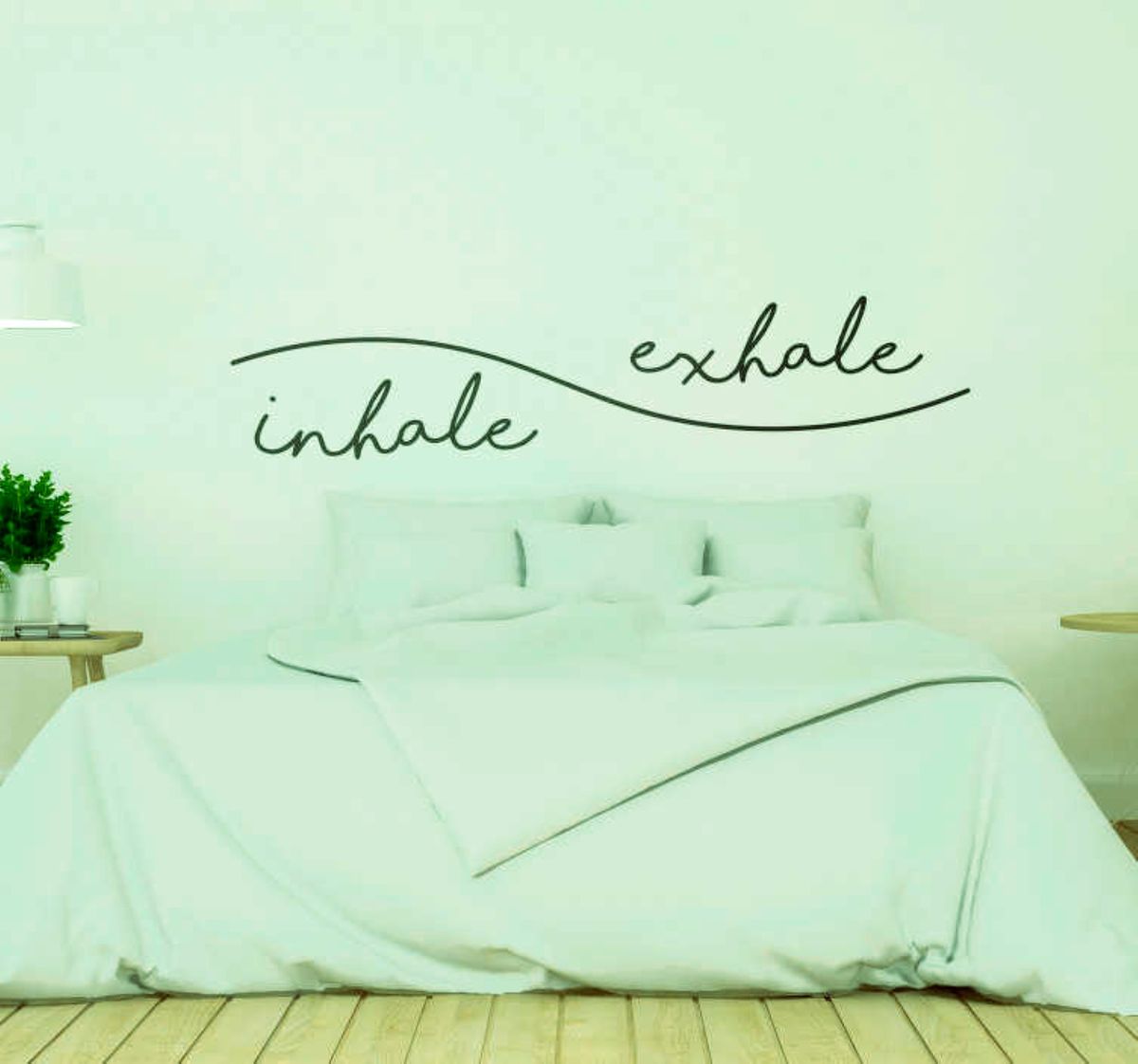 Imaging Architects Inhale Exhale (Headboard Effect) Wall Decal | Shop ...