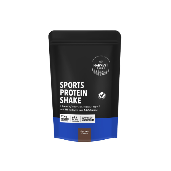 The Harvest Table Sports Protein Shake - Chocolate 500g Pouch