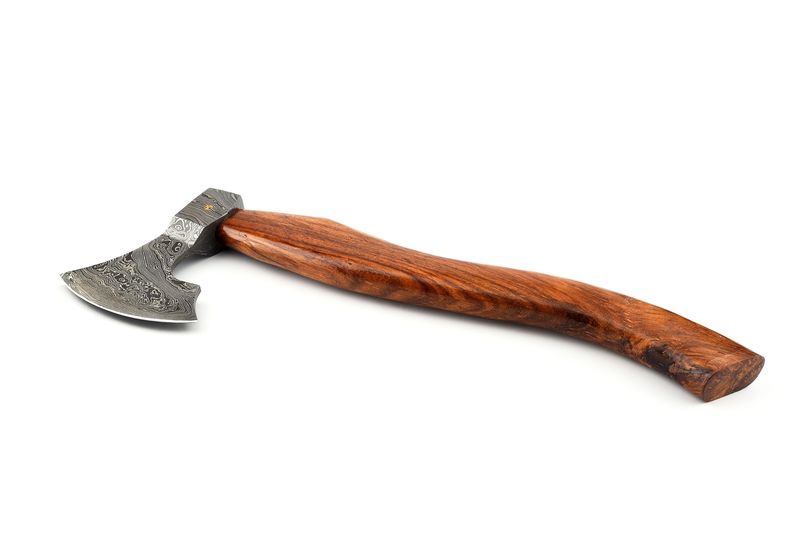 Koch Knives Damascus Valknut Axe - MB-DA-0004