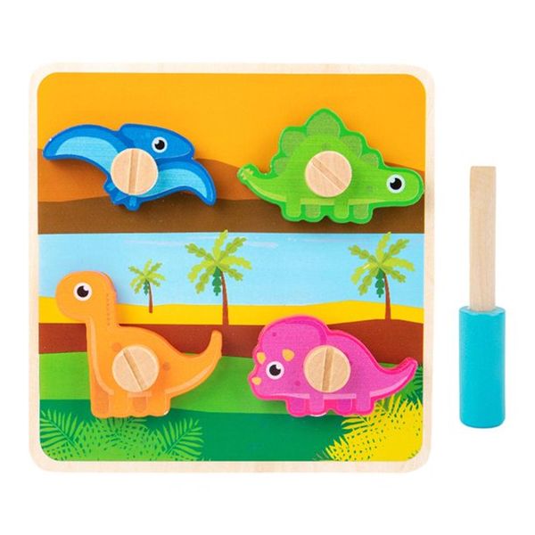 iKids Screws Jigsaw Puzzles Dinosaur