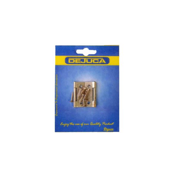 Dejuca - Butt Hinge - Bp - 25mm - 1pair/Card - 2 Pack