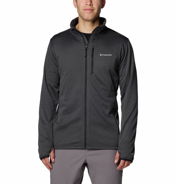 Columbia - Men's Park View Fleece Full Zip Jacket - Black Heather