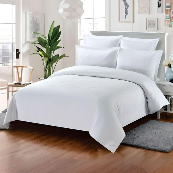 Carducci 100% Cotton Embroidered Duvet Cover Set - Iris