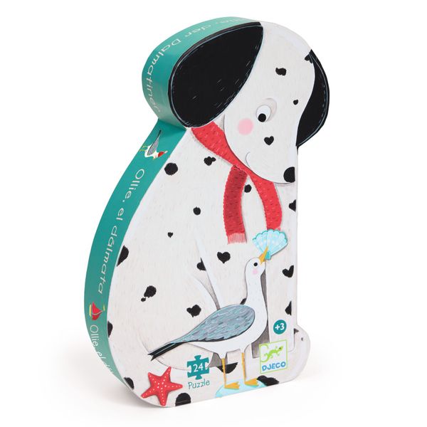 Djeco Silhouette Puzzle - Ollie, the Dalmatian - 24 Piece