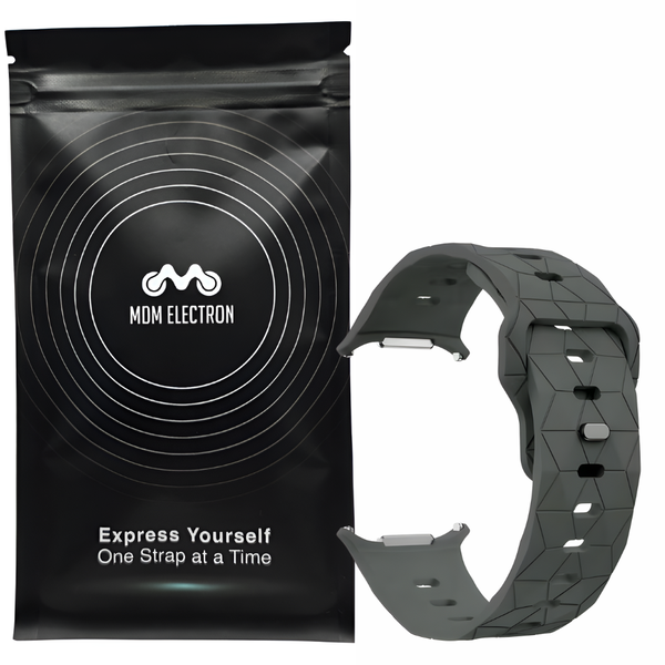 Silicone Sport Strap Compatible with Samsung Galaxy Watch 7 Ultra 47mm-Grey