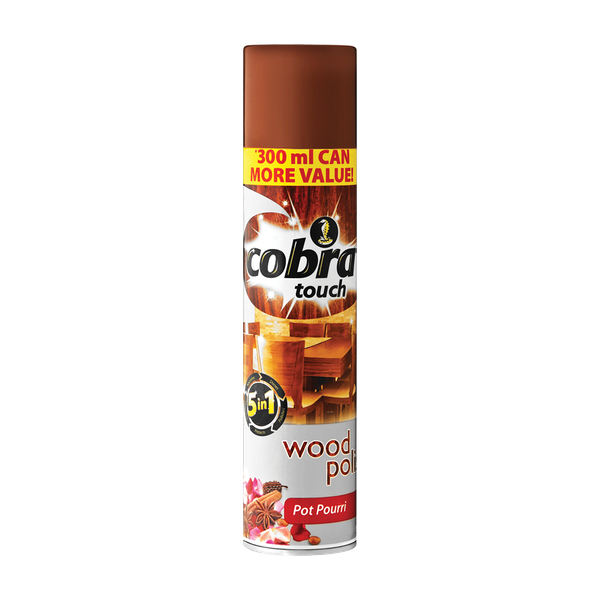 Cobra Touch Wood Polish Potpourri - 300ml