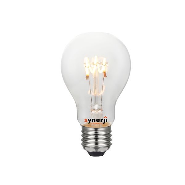 Synerji Dimmable Decorative Classic Filament Lamp 3w Clear ES