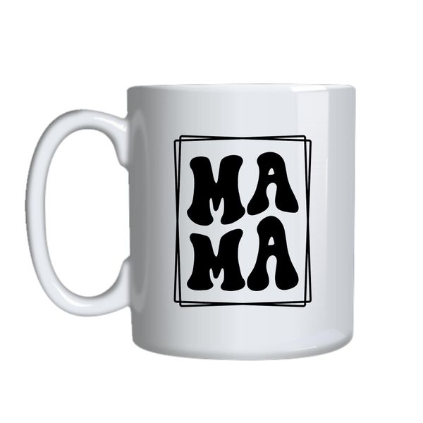 Mama Coffee Mugs for Mother's Day Trendy Graphic Cup Design Present 049