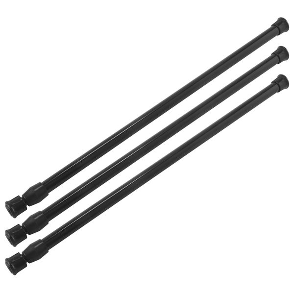 3Pcs Spring Curtain Rods 16 To 28 Inch Tension Rod Spring Curtain Rod