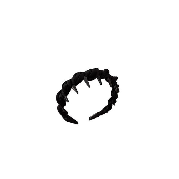 Fabric Hairband with Teeth for Women
