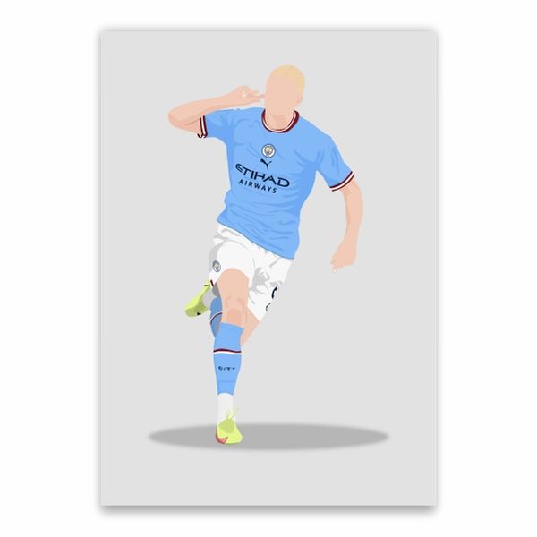 Erling Haaland Man City Poster - A1