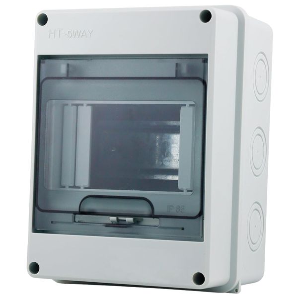 Breaker Box Circuit Breaker Distribution Box, Outdoor Waterproof HT-5 Way