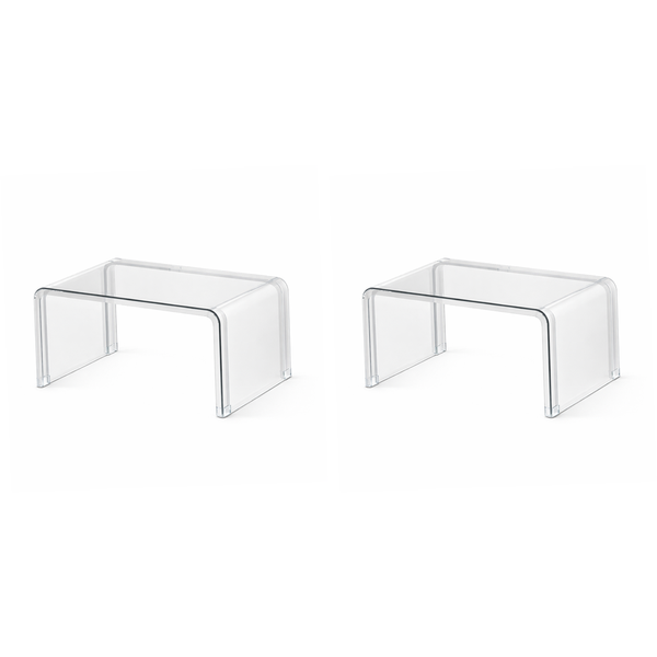 2 Pack - Desktop File Storage - Transparent