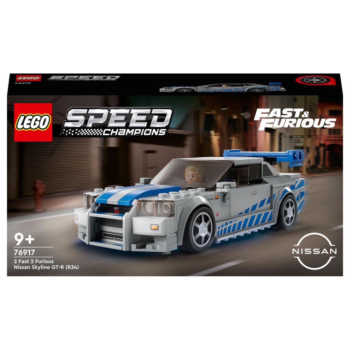 LEGO® Speed Champions 2 Fast 2 Furious Nissan Skyline GT-R (R34) 76917  Building Toy Cars (319 Pieces), Shop Today. Get it Tomorrow!