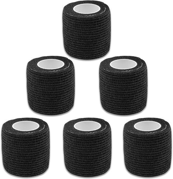 6-Pack 5cm Cohesive Bandage Tape Vetwrap Soccer Sports Goalkeeper Wrap Roll