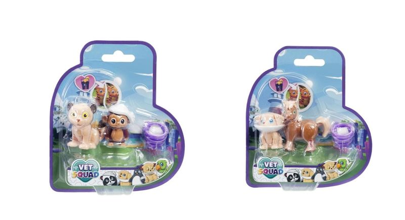 Vet Squad 2 Piece Assorted Animals - Pack of 2