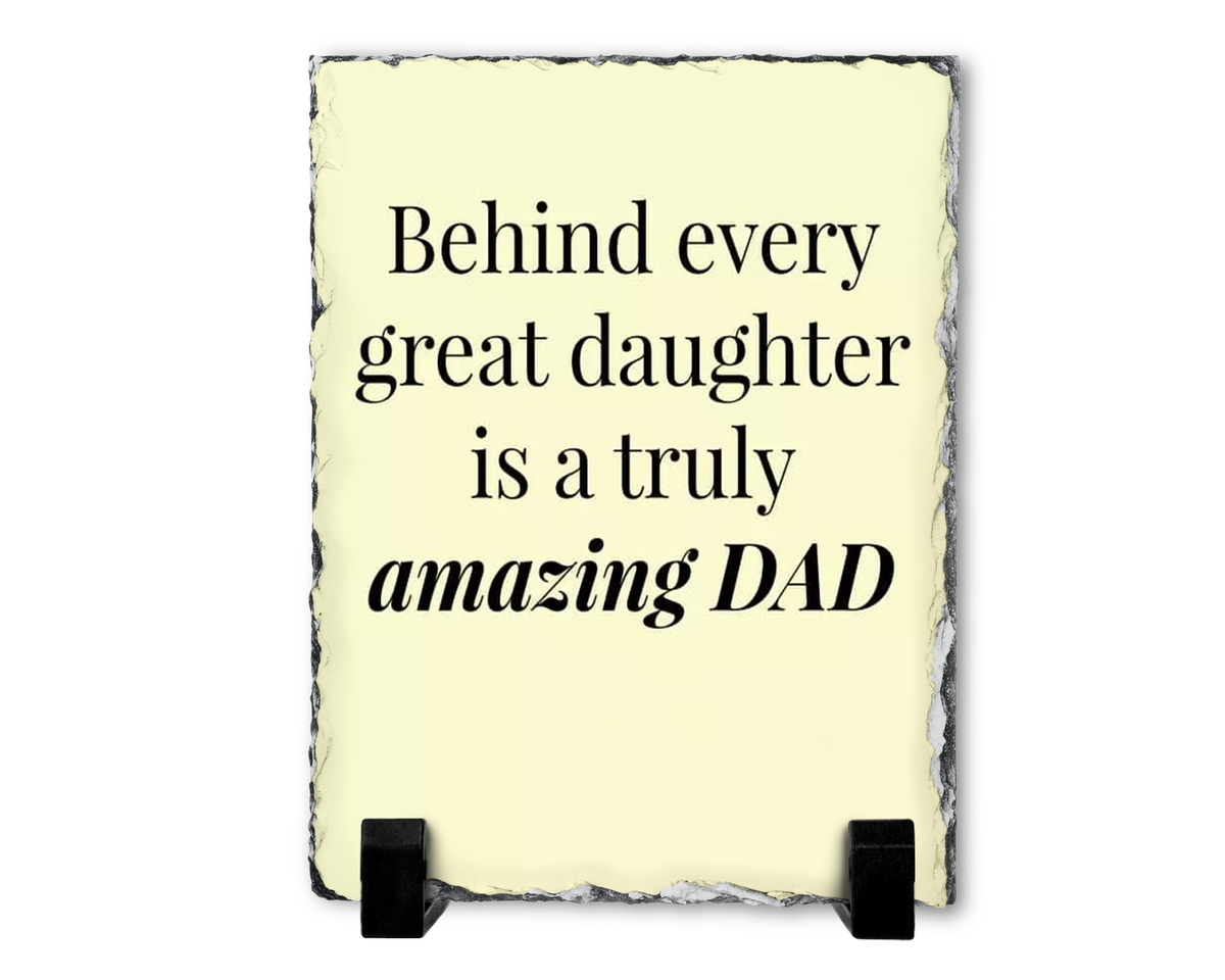 Amazing Dad Daughter Birthday Christmas Father S Day V2 T Rock Slate Shop Today Get It