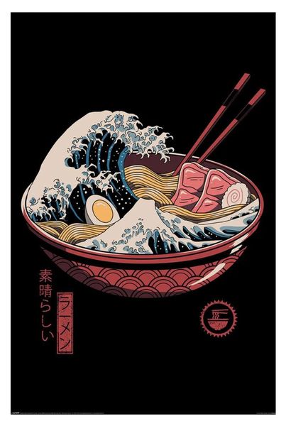 Vincent Trinidad (Great Ramen Wave) Poster