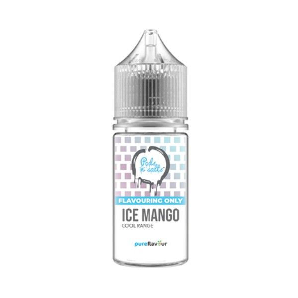 One Cloud Pods n Salts Salt/MTL Vape DIY Longfill(15-30ml) - Ice Mango