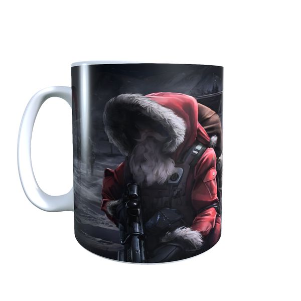 Santa is Infiltrating Your Town - Gaming Themed Christmas Coffee Mug