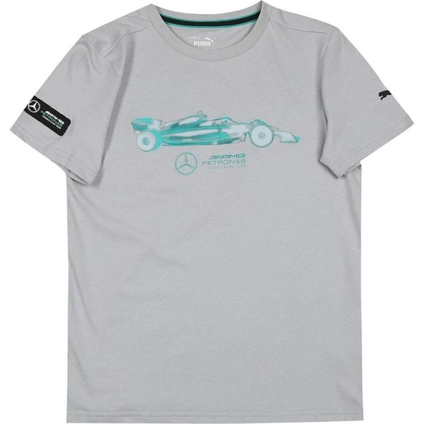 Mercedes AMG Petronas F1 Kids T-Shirt - Grey