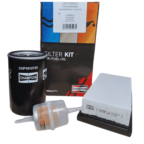 The Champion CKF100012 Filter Kit for VW