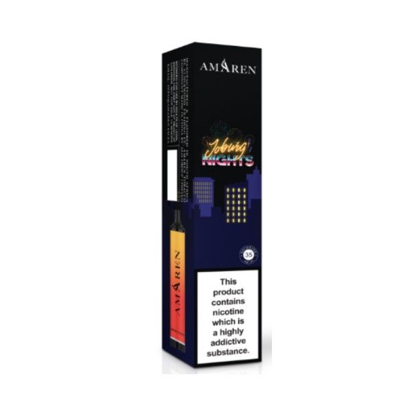 Amaren 3500 Puffs Disposable Vape 15mg - Joburg Nights | Shop Today ...