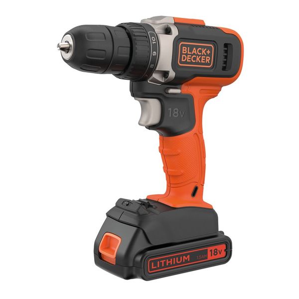 Black&amp;Decker Cordless Drill 18V + battery 1x 1.5Ah