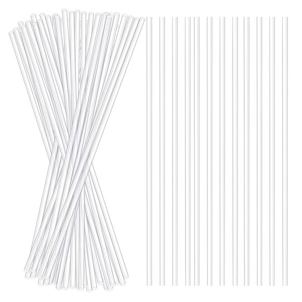 Kitchen Craft Multifunctional Clear Acrylic Candy Sticks 100pcs - 0.3cm