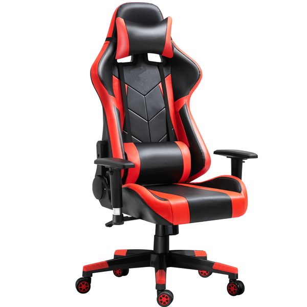 Gaming Chair Ergonomic Computer Chair with Adjustable Backrest and Armrest