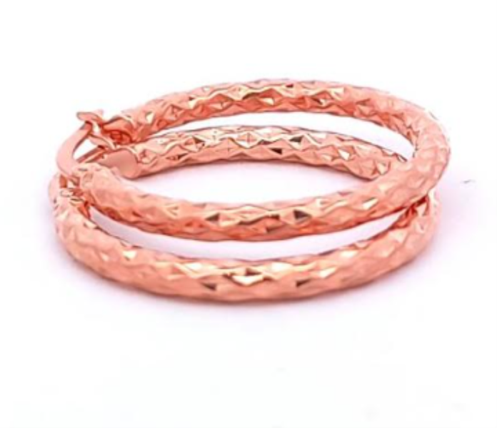 9ct Rose Gold Hoop Earrings