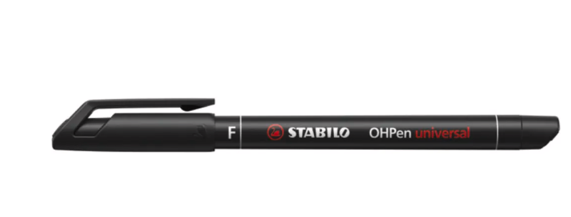 Stabilo - OHP Marker Perm Fine 842 - Black