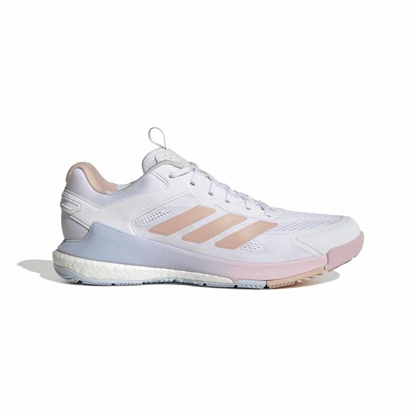 adidas Women's Netcourt Elite Shoes - Forward White/Blush Pink/Clear Pink