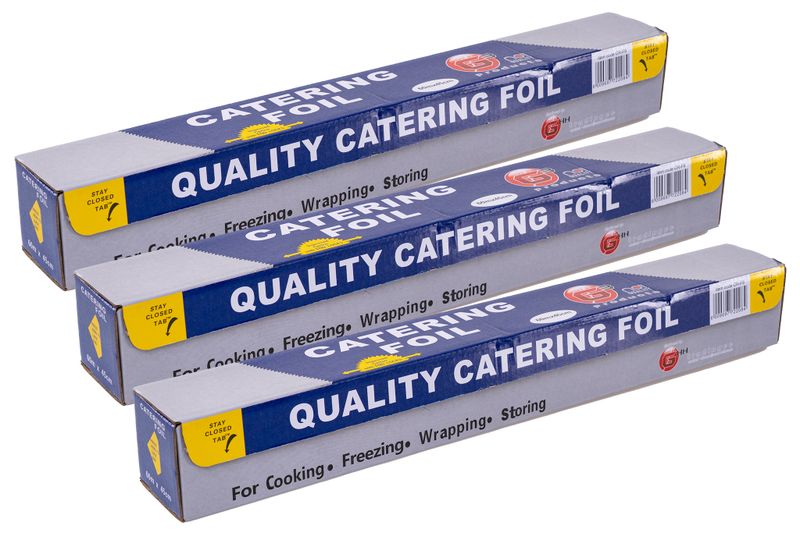 Foil Light Duty 60m x 450mm - 3 Pack