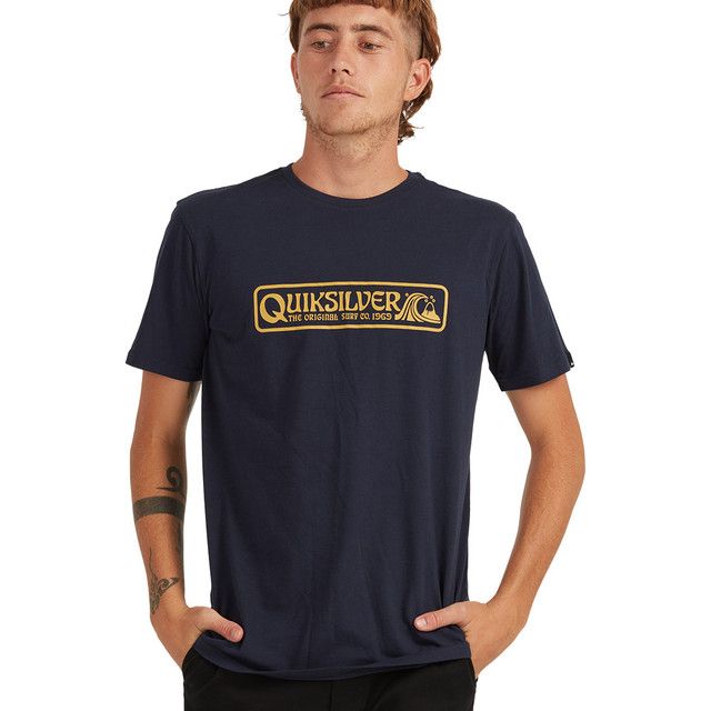 Quiksilver Mens Words Gone Short Sleeve T-Shirt | Buy Online in South ...