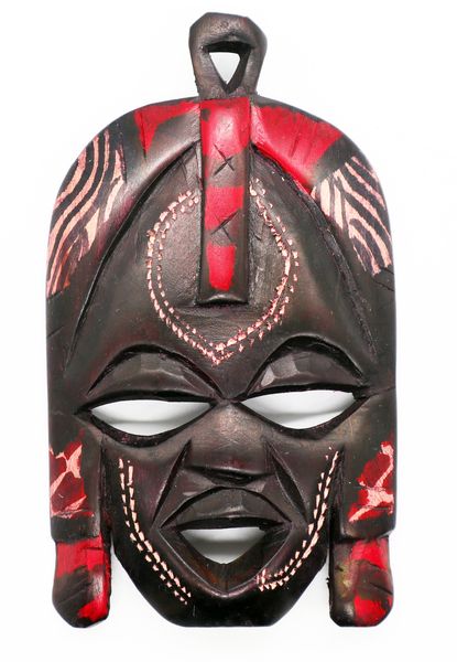African Traditional Hand Carved Wall Hanging Wooden Mask