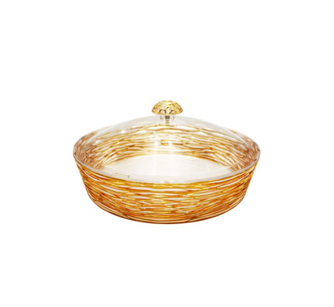 Clear Acrylic Tray with Lid 30x7cm