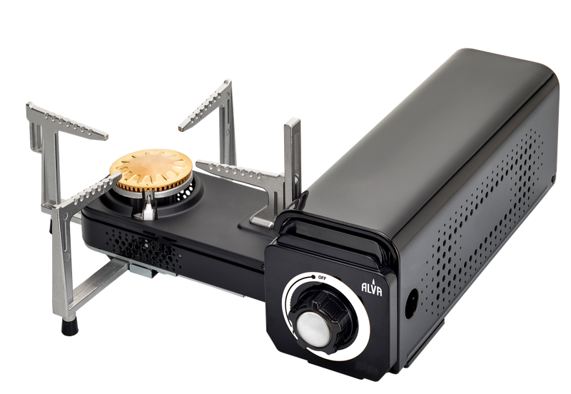 Alva -Single Burner Fold Up Canister Stove (Camping)