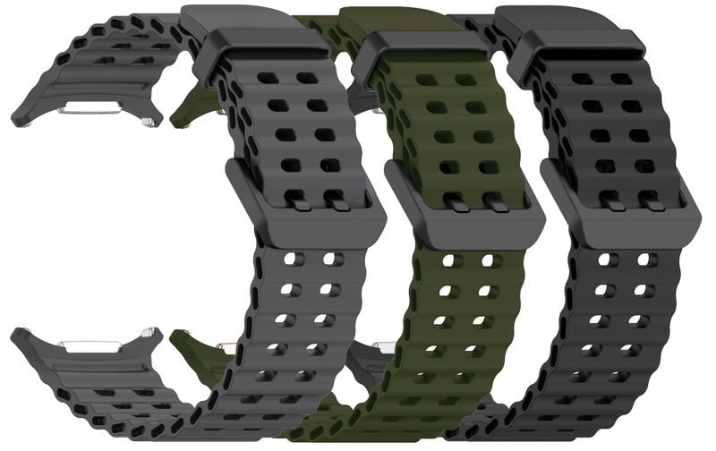 3PCS Sport Band Compatible with Samsung Galaxy Watch 7 Ultra Bands 47mm