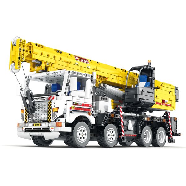 Reobrix R/C Mobile Crane Truck Building Blocks 2206 Pieces - 51cm Long