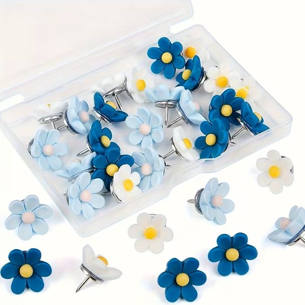 HB 21pcs Floral Push Pins
